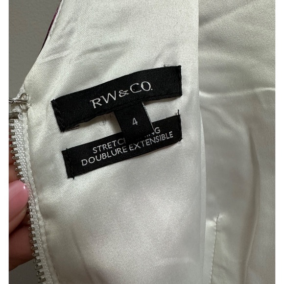RW&CO Floral Dress Size 4 - Picture 6 of 8